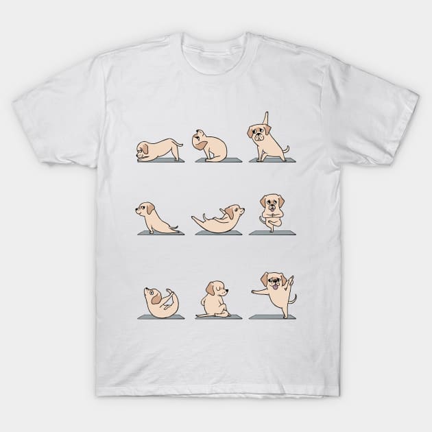 Labrador Retrievers Yoga T-Shirt by huebucket